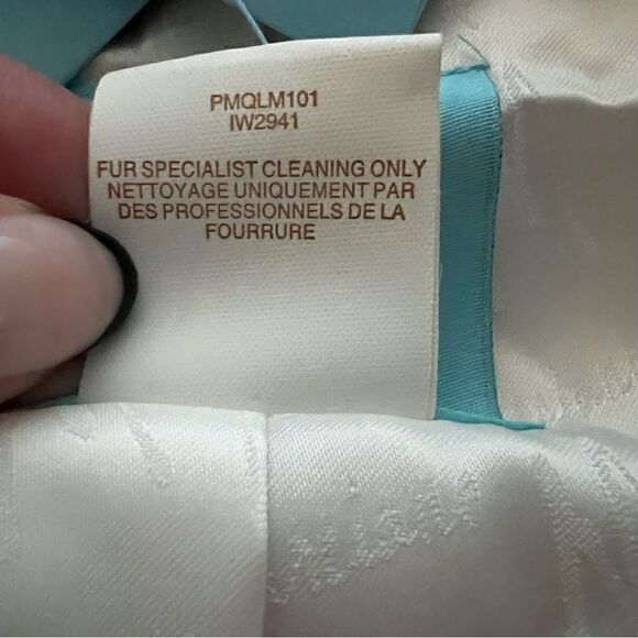 NWT vintage Marciano fur coat sz M in cream/ivory/white real fur - Picture 13 of 16